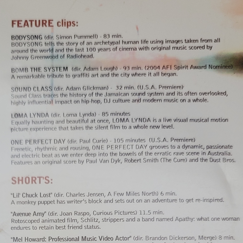 5/$13 Coachella Independent Film Festival Movie Collection DVD - Picture 2 of 3